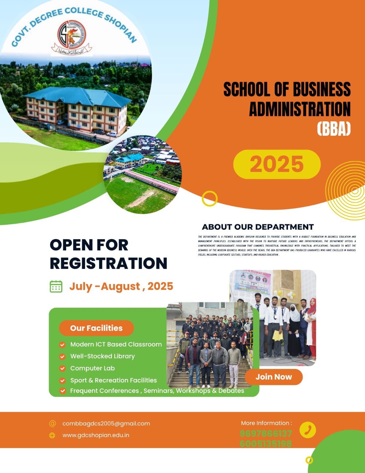 Admission Notification for Bachelor of Business Administration (BBA) - Image 1