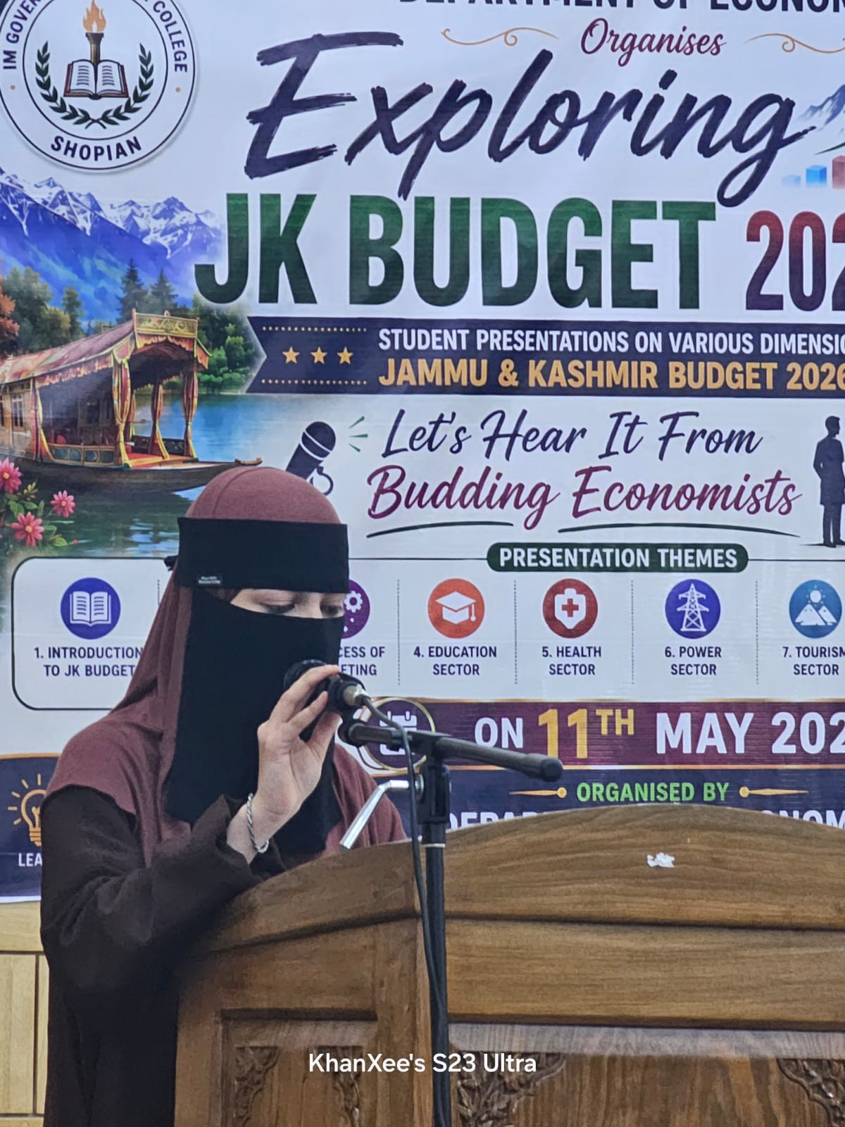 Participation of Economics students in Exploring JK Budget 2026-27 - Image 1