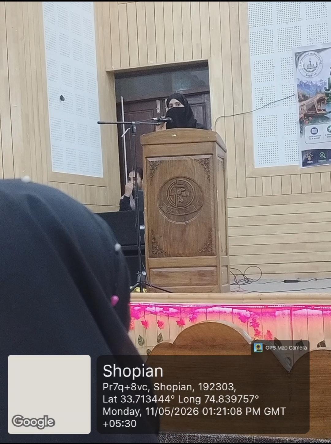 Presentation delivered by economics student on the theme tourism  in prospective of JK Budget 2026-27 - Image 1