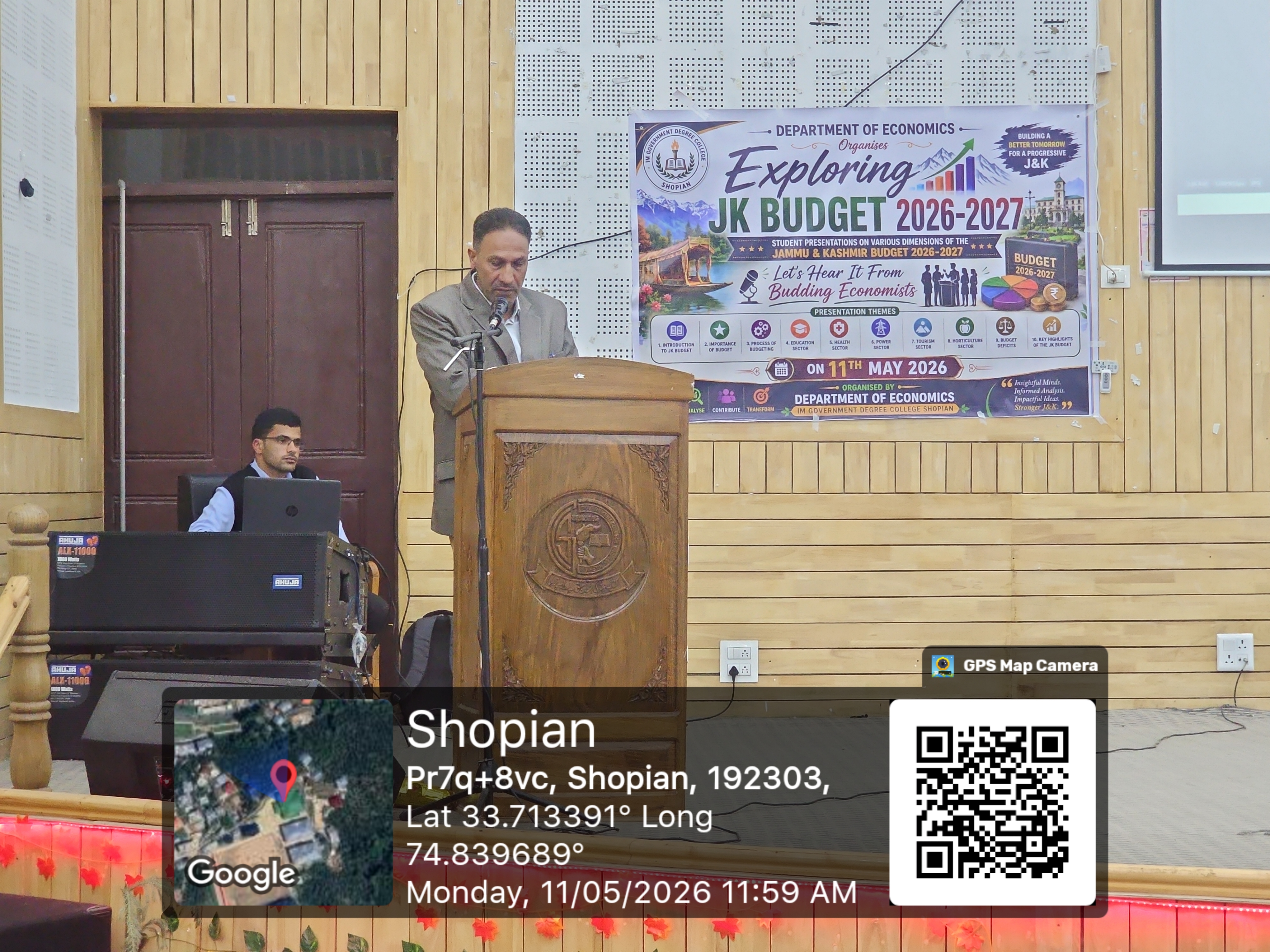 Principal Prof. Tariq Hussain Mir Deliberating upon Budget and its Importance - Image 1